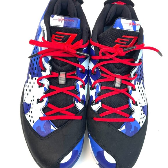 Jordan CP3.VII Clippers Camo Mens Shoes Blue /Black Sneakers 616805-012 Size 12 - Picture 4 of 12